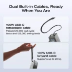 Pin dự phòng EcoFlow RAPID (25.000mAh, 170W, Cáp Built-In 100W) - Ảnh 6